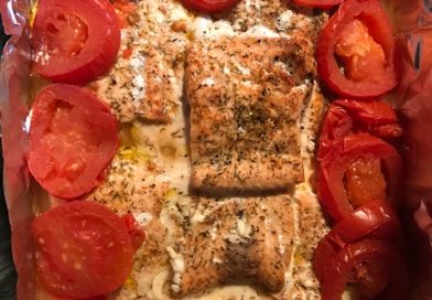 Salmon and Tomatoes